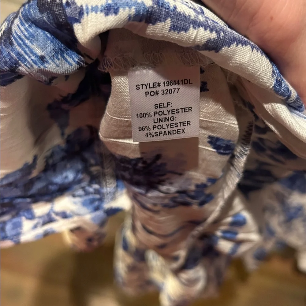 NWT Skies are Blue Floral maxi puff sleeve maxi dress size 3X - Picture 8 of 11